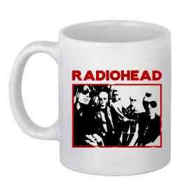 Чашка керамическая Radiohead photo Белый фото