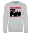 Свитшот Radiohead photo Серый меланж фото