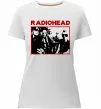 Жіноча преміум футболка Radiohead photo Білий Жіноча преміум футболка Radiohead photo Білий фото