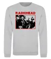 Світшот Radiohead photo Сірий меланж Світшот Radiohead photo Сірий меланж фото