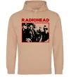 Чоловіча толстовка (худі) Radiohead photo Пісочний фото
