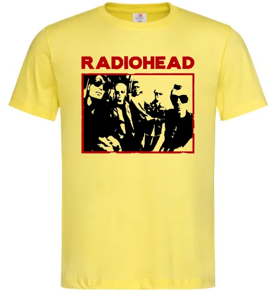 Мужская футболка Radiohead photo Лимонный фото