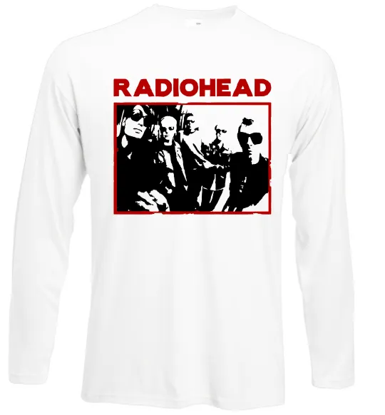 Лонгслив Radiohead photo Белый фото