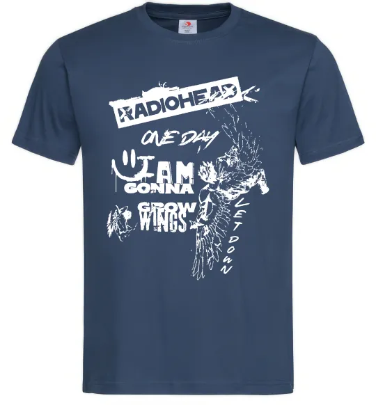 Чоловіча футболка Radiohead let down Темно-синій фото