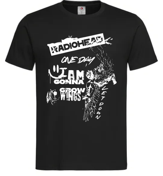 Чоловіча футболка Radiohead let down Чорний фото