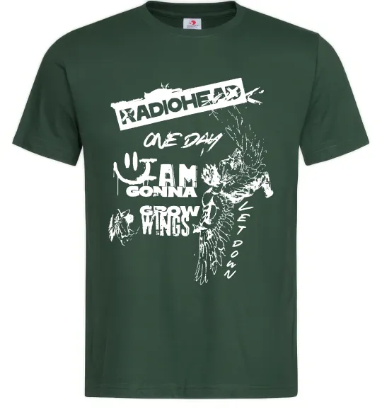 Чоловіча футболка Radiohead let down Темно-зелений фото