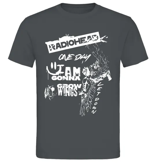 Чоловіча футболка Radiohead let down Графіт фото