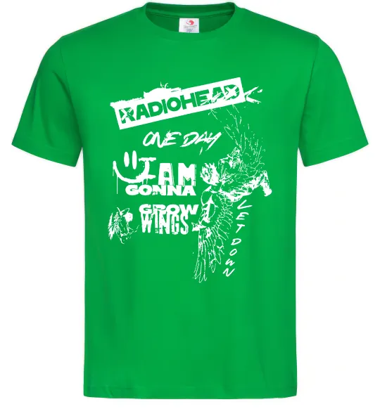 Чоловіча футболка Radiohead let down Зелений фото