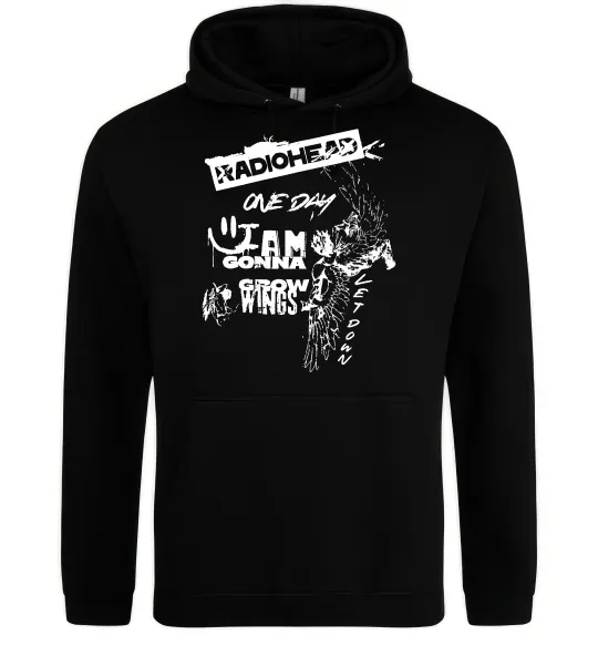 Женская толстовка (худи) Radiohead let down Черный фото
