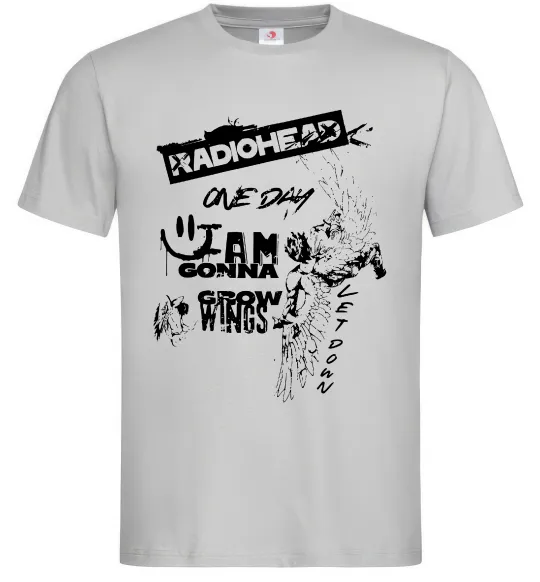 Чоловіча футболка Radiohead let down Сірий фото