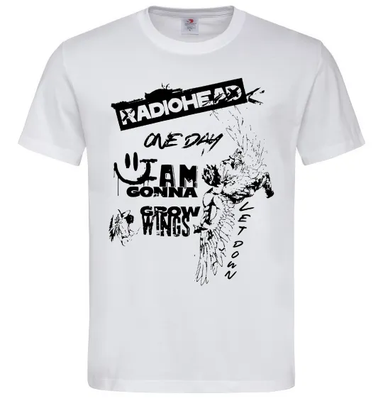 Чоловіча футболка Radiohead let down Білий фото