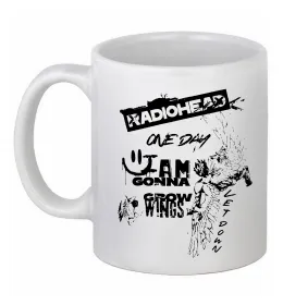 Чашка керамическая Radiohead let down Белый фото