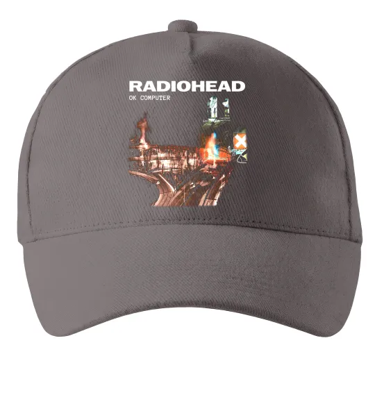 Кепка Radiohead ok computer Серый фото