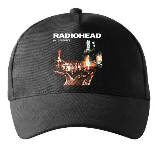 Кепка Radiohead ok computer Чорний фото