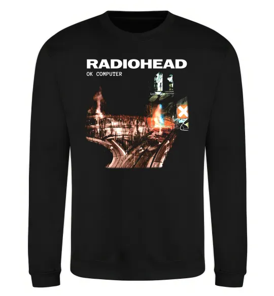 Світшот Radiohead ok computer Чорний фото