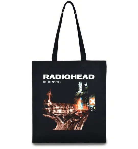 Эко-сумка Radiohead ok computer Черный фото