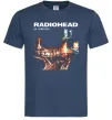 Мужская футболка Radiohead ok computer Темно-синий фото