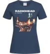Жіноча футболка Radiohead ok computer Темно-синій фото