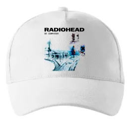 Кепка Radiohead ok computer Белый фото