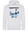 Мужская толстовка (худи) Radiohead ok computer Серый меланж фото