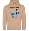 Мужская толстовка (худи) Radiohead ok computer Песочный фото