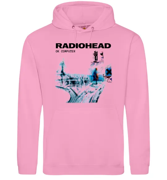 Жіноча толстовка (худі) Radiohead ok computer Рожевий фото