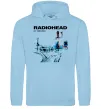 Жіноча толстовка (худі) Radiohead ok computer Блакитний фото