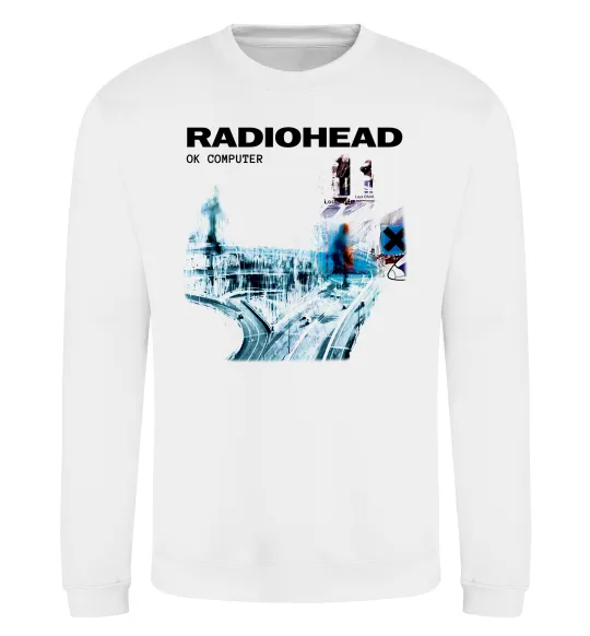 Світшот Radiohead ok computer Білий фото