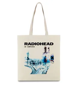 Эко-сумка Radiohead ok computer Бежевый фото