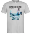 Мужская футболка Radiohead ok computer Серый фото