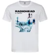 Мужская футболка Radiohead ok computer Белый фото