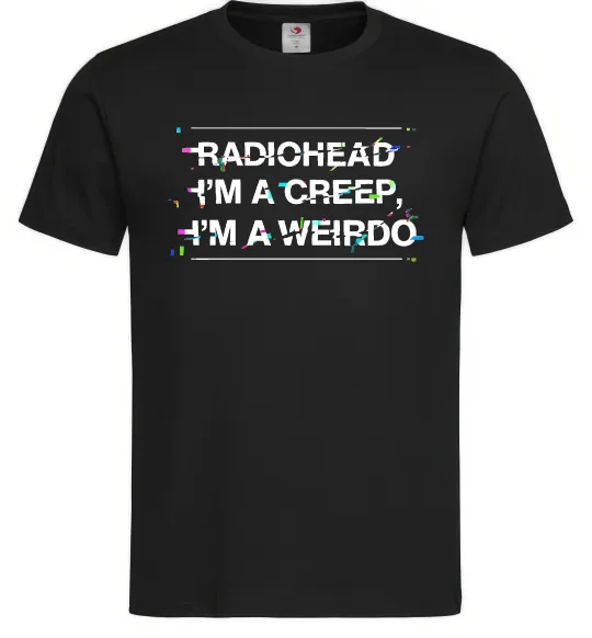 Мужская футболка Radiohead Creep Черный фото