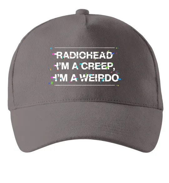 Кепка Radiohead Creep Серый фото