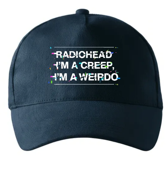 Кепка Radiohead Creep Темно-синий фото