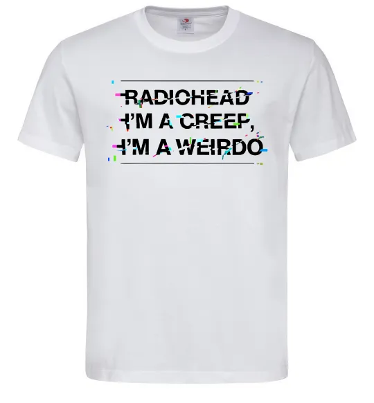 Мужская футболка Radiohead Creep Белый фото