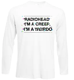 Лонгслив Radiohead Creep Белый фото