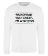 Світшот Radiohead Creep Білий Світшот Radiohead Creep Білий фото
