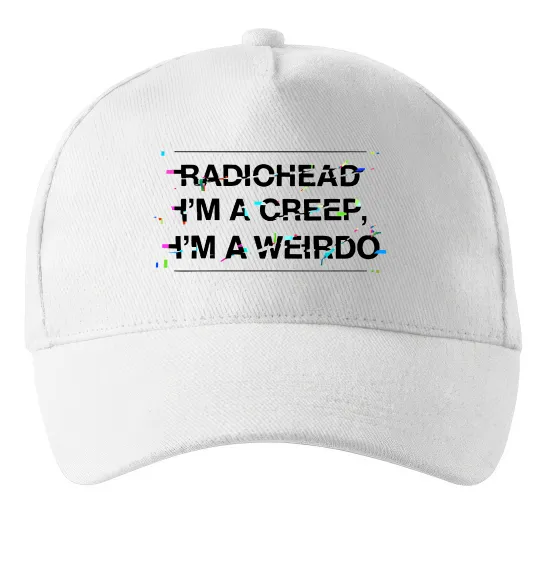 Кепка Radiohead Creep Белый фото