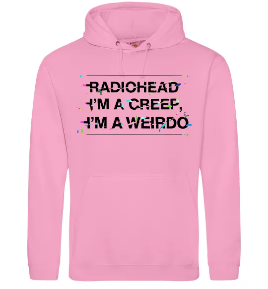 Жіноча толстовка (худі) Radiohead Creep Рожевий фото