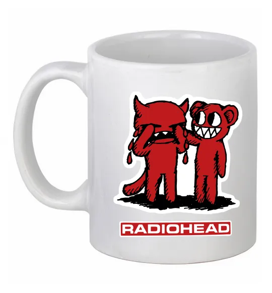 Чашка керамическая Radiohead amnesiac Белый фото