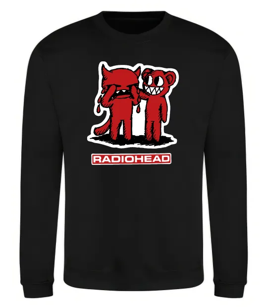 Світшот Radiohead amnesiac Чорний фото