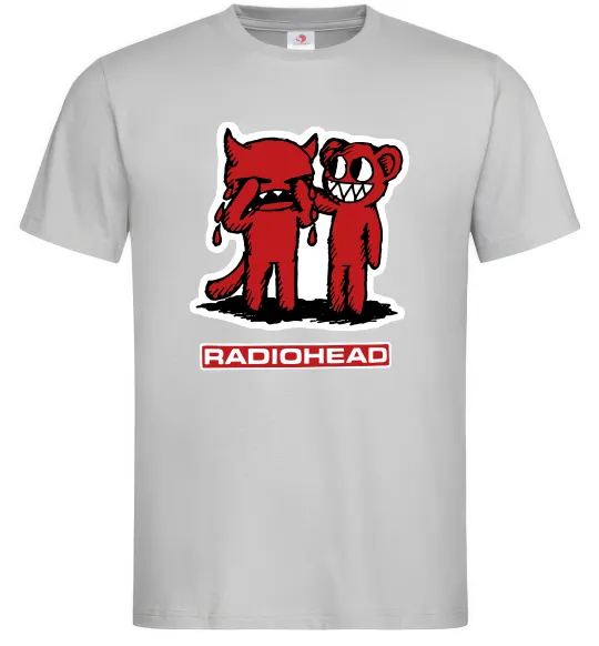 Мужская футболка Radiohead amnesiac Серый фото