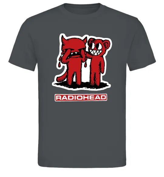 Мужская футболка Radiohead amnesiac Графит фото