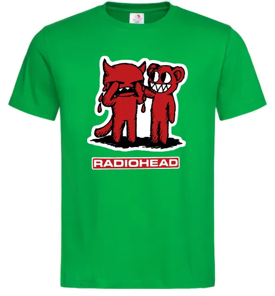 Мужская футболка Radiohead amnesiac Зеленый фото