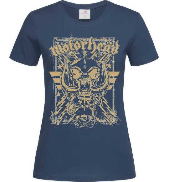 Жіноча футболка Motorhead Темно-синій фото