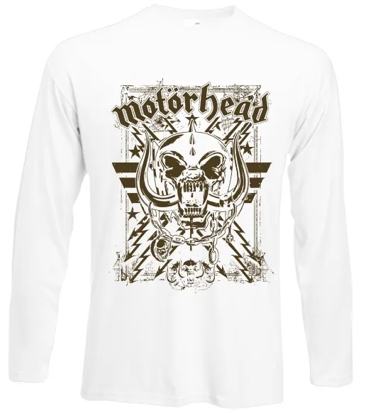 Лонгслів Motorhead Білий фото