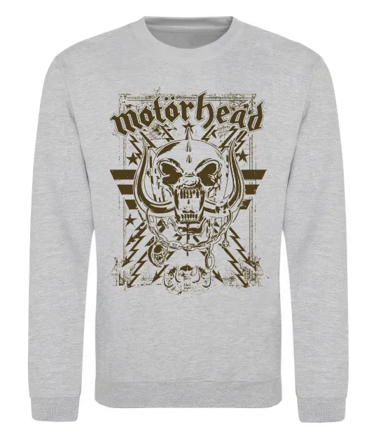 Світшот Motorhead Сірий меланж фото