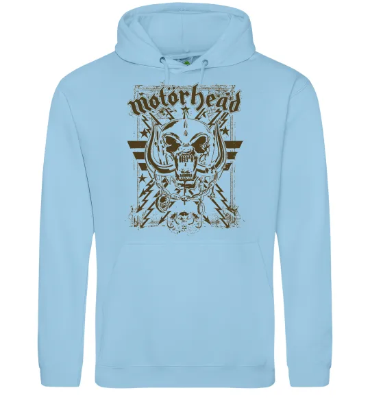 Чоловіча толстовка (худі) Motorhead Блакитний фото