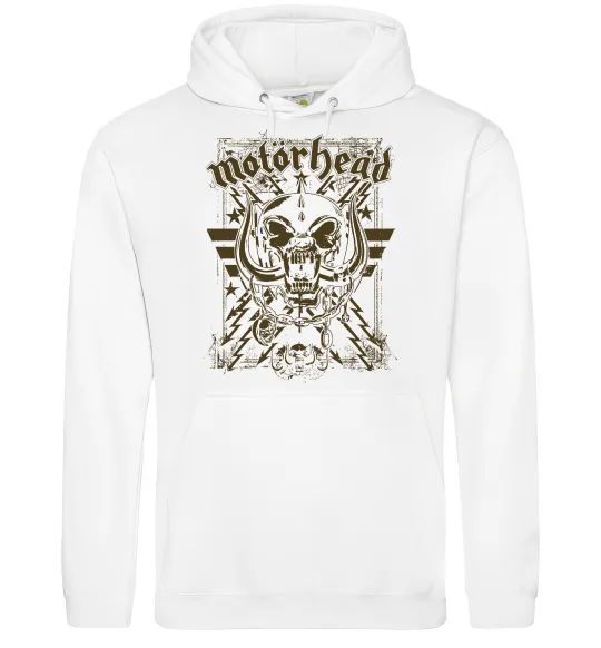 Женская толстовка (худи) Motorhead Белый фото
