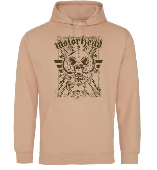 Женская толстовка (худи) Motorhead Песочный фото